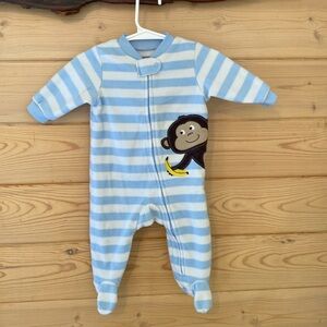Carters little monkey sleepers, 3 months